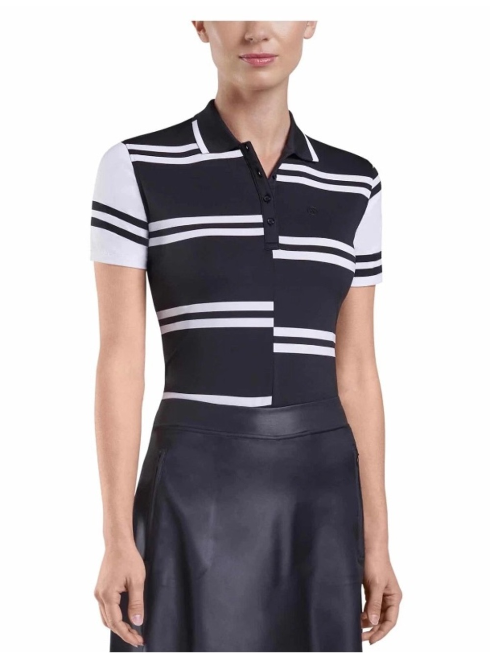 G/FORE Offset Stripe Golf Polo
